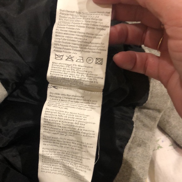 Vero Moda wool jacket, grey, ladies small - Picture 10 of 12